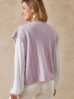 Femme Daxon Gilet sans manches avec laine