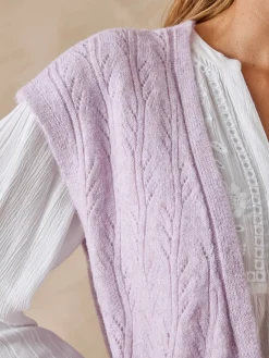 Femme Daxon Gilet sans manches avec laine