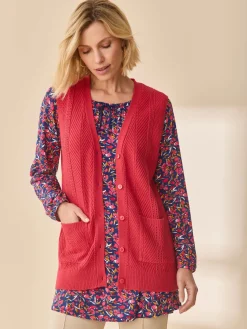 Femme Daxon Gilet sans manches point ajouré