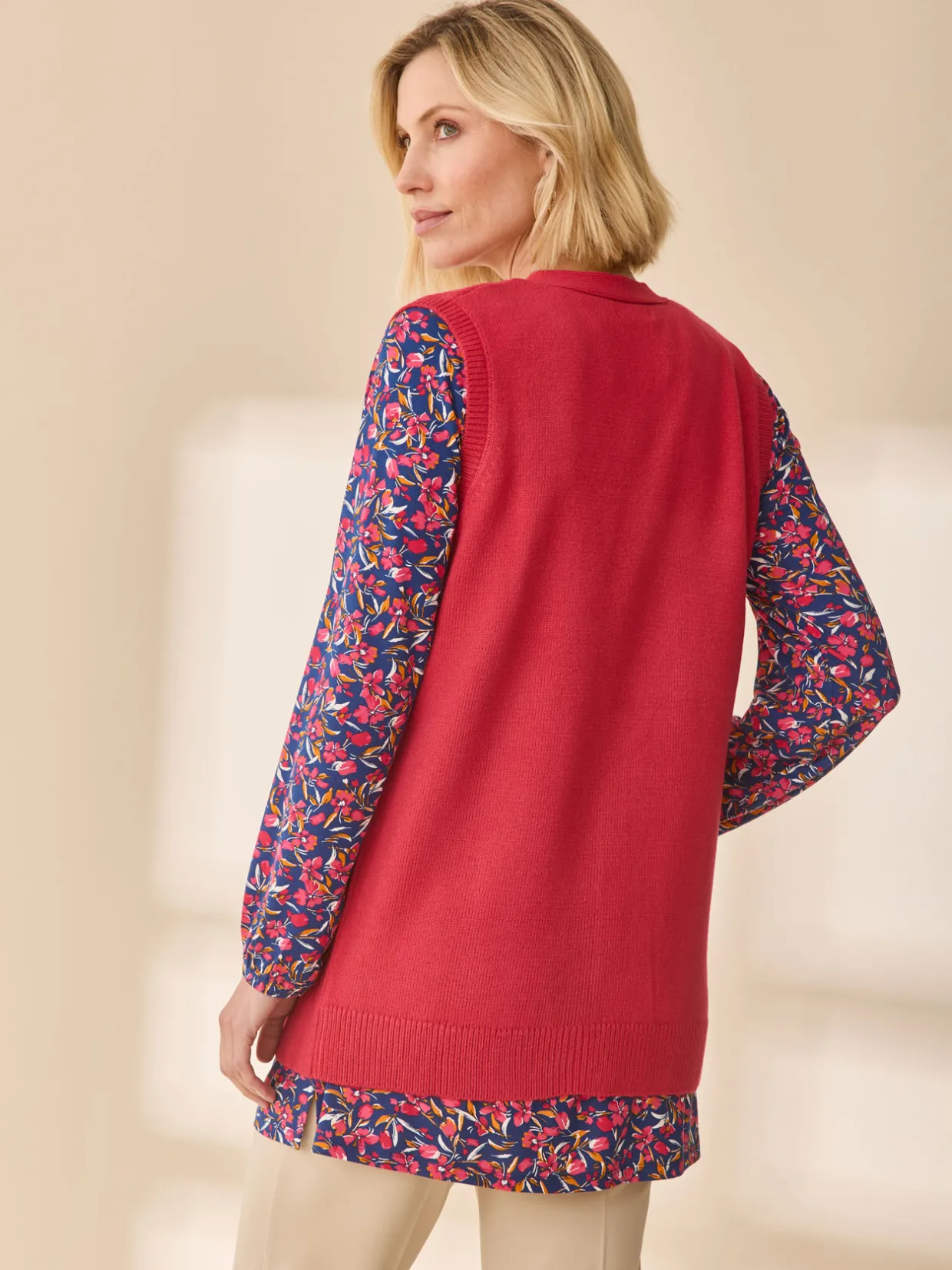 Femme Daxon Gilet sans manches point ajouré