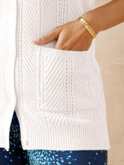 Femme Daxon Gilet sans manches point ajouré