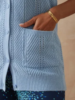 Femme Daxon Gilet sans manches point ajouré