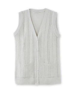 Femme Daxon Gilet sans manches point ajouré