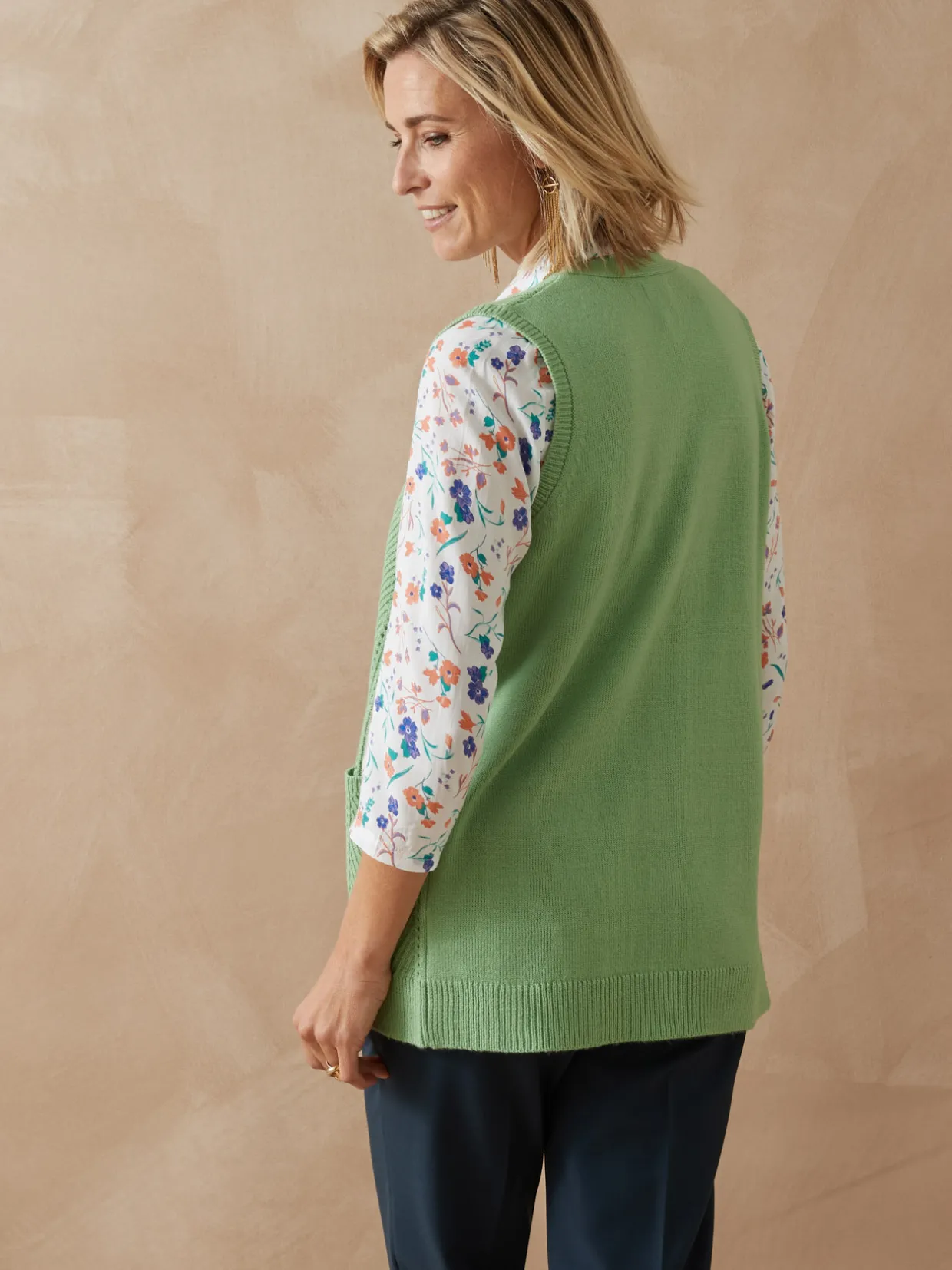 Femme Daxon Gilet sans manches point ajouré