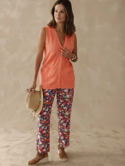 Femme Daxon Gilet sans manches point ajouré