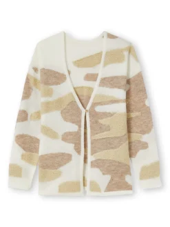 Femme Daxon Gilet V jacquard intarsia