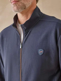 Homme Daxon Gilet zippé en maille piquée