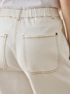 Femme Daxon Jean 5 poches large et court