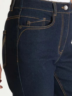 Femme Daxon Jean droit taille haute stretch