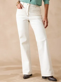 Femme Daxon Jean élastiqué bas évasé stature +1.60m