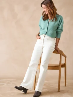 Femme Daxon Jean élastiqué bas évasé stature +1.60m