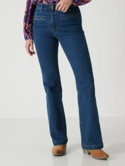 Femme Daxon Jean élastiqué bas évasé stature +1.60m