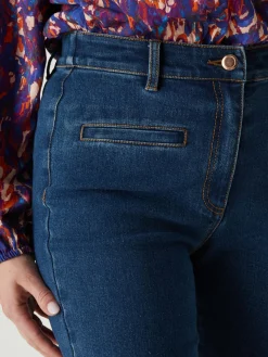 Femme Daxon Jean élastiqué bas évasé stature +1.60m