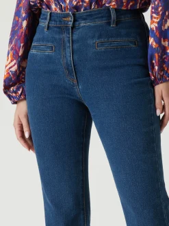 Femme Daxon Jean élastiqué bas évasé stature +1.60m