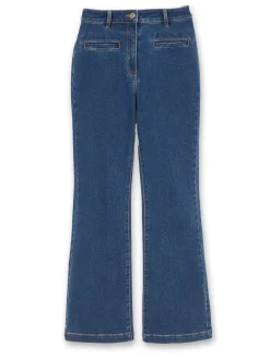 Femme Daxon Jean élastiqué bas évasé stature -1.60 m
