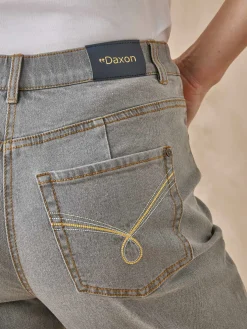 Femme Daxon Jean 7/8ème taille haute