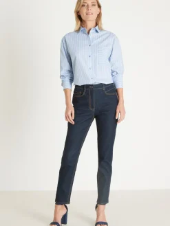 Femme Daxon Jean 7/8ème taille haute