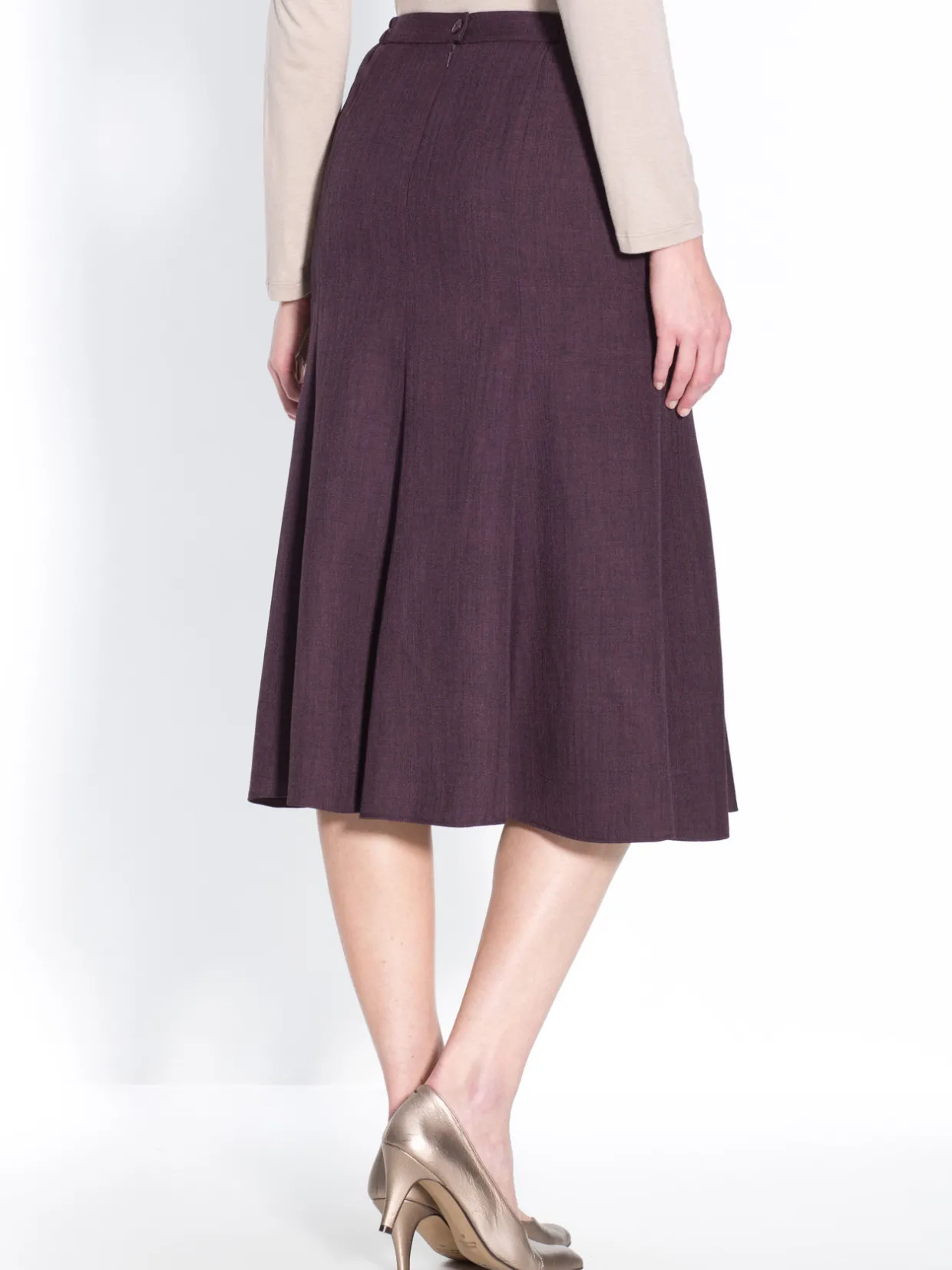 Femme Daxon Jupe à panneaux hanches larges