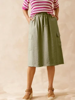 Femme Daxon Jupe cargo élastiquée