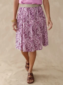 Femme Daxon Jupe courte entièrement élastiquée