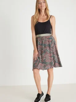 Femme Daxon Jupe courte entièrement élastiquée