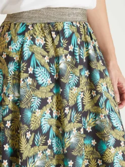 Femme Daxon Jupe courte entièrement élastiquée