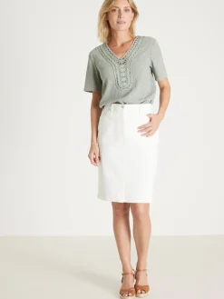 Femme Daxon Jupe droite