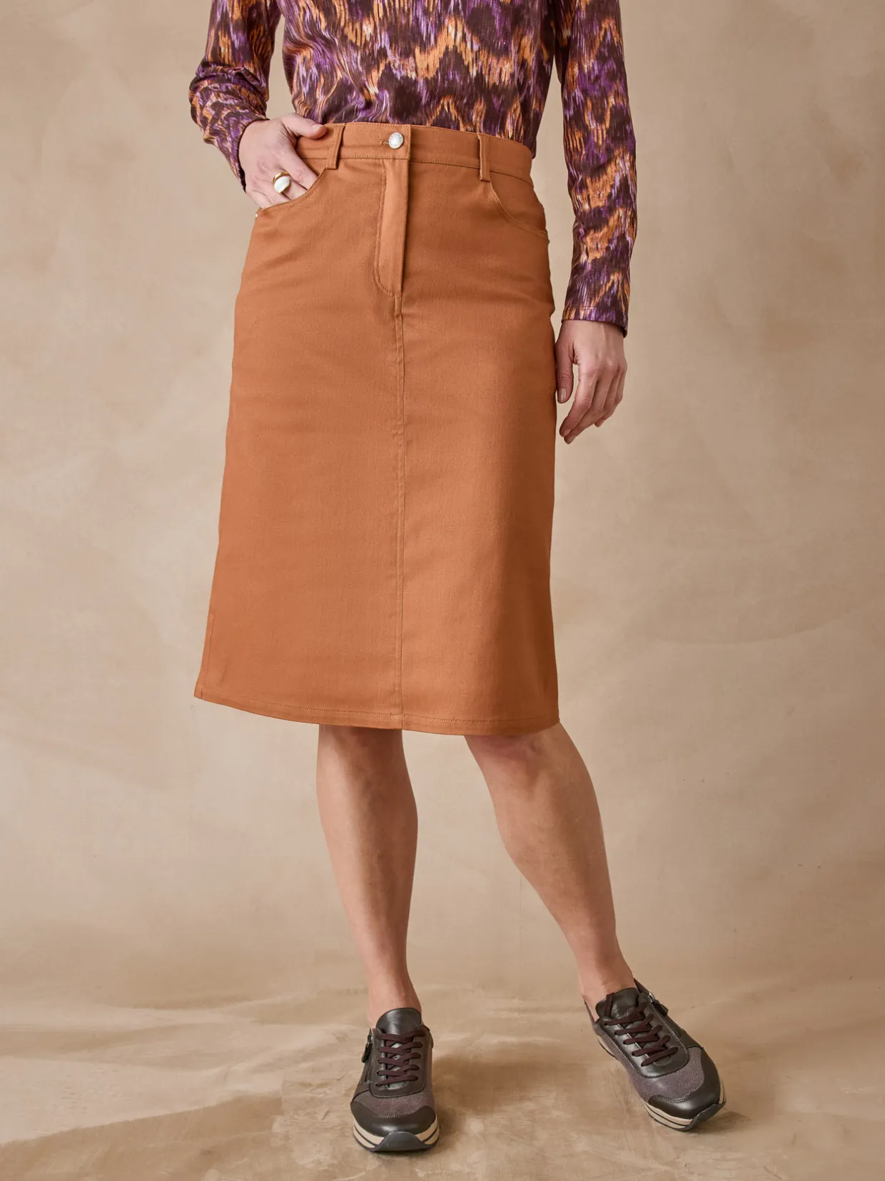 Femme Daxon Jupe droite 5 poches