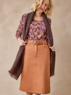 Femme Daxon Jupe droite 5 poches