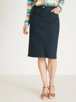 Femme Daxon Jupe droite 5 poches extensible