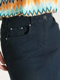 Femme Daxon Jupe droite 5 poches extensible