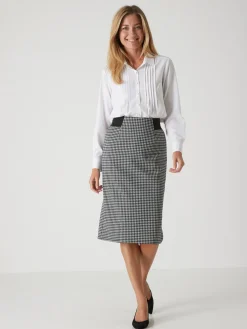 Femme Daxon Jupe droite élastiquée