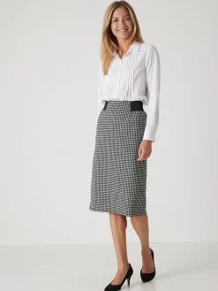 Femme Daxon Jupe droite élastiquée