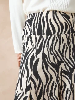 Femme Daxon Jupe en maille, entièrement élastiquée