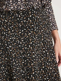 Femme Daxon Jupe en maille, entièrement élastiquée