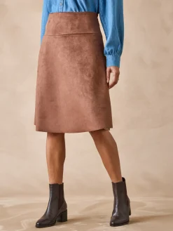 Femme Daxon Jupe en suédine
