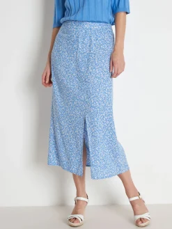 Femme Daxon Jupe fluide élastiquée