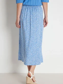 Femme Daxon Jupe fluide élastiquée