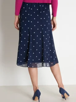 Femme Daxon Jupe forme évasée élastiquée