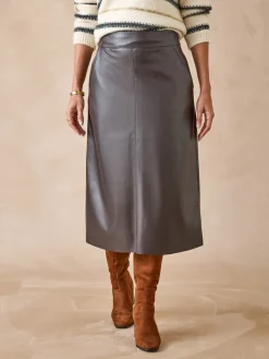 Femme Daxon Jupe imitation cuir