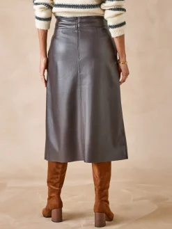 Femme Daxon Jupe imitation cuir