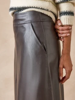 Femme Daxon Jupe imitation cuir