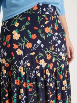 Femme Daxon Jupe élastiquée ample à volants