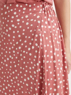 Femme Daxon Jupe élastiquée asymétrique