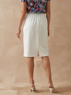 Femme Daxon Jupe élastiquée en maille