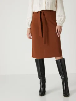 Femme Daxon Jupe élastiquée en maille