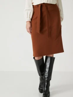 Femme Daxon Jupe élastiquée en maille