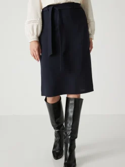 Femme Daxon Jupe élastiquée en maille