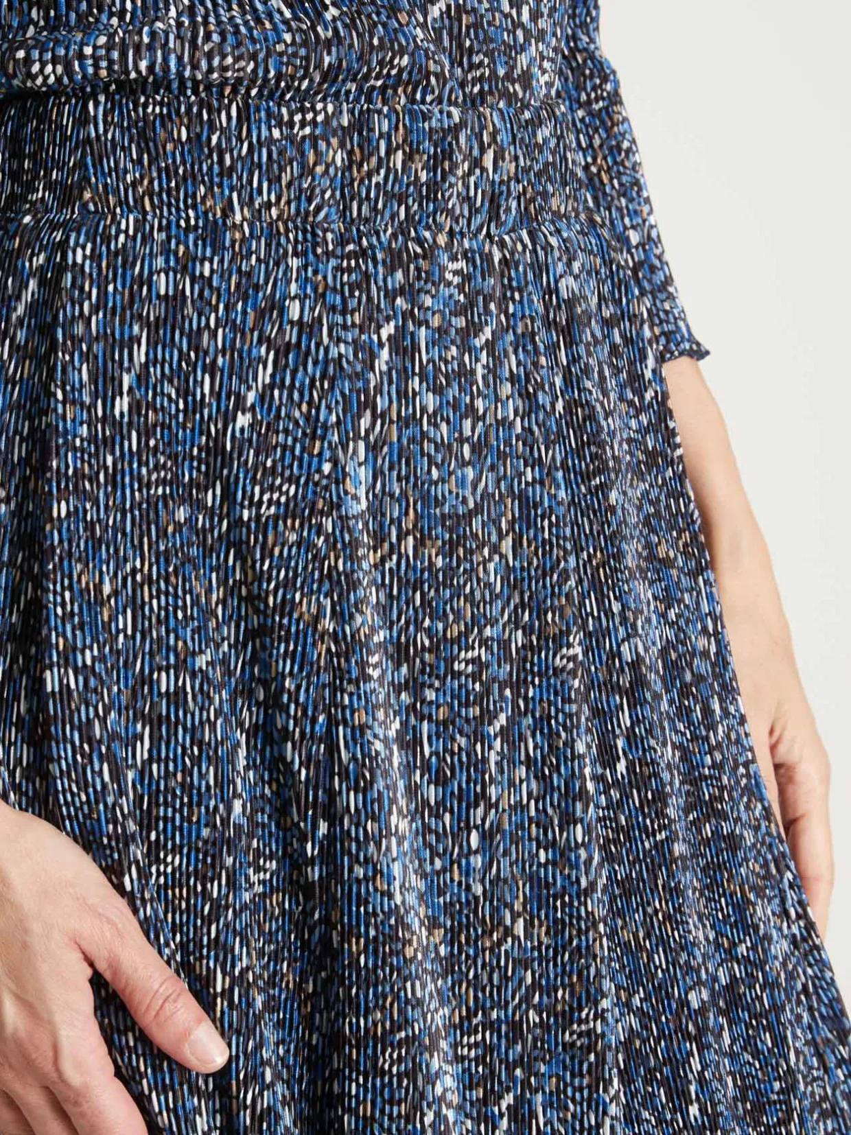 Femme Daxon Jupe élastiquée plissé permanent