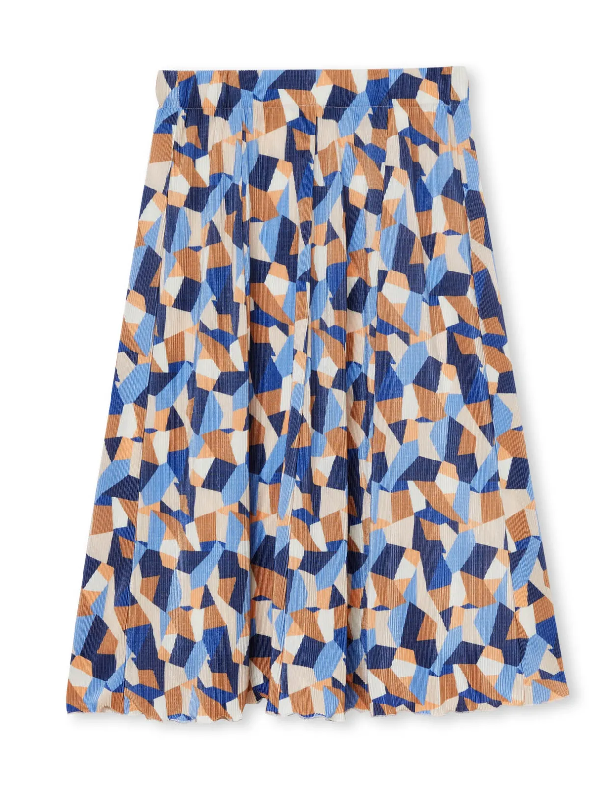 Femme Daxon Jupe élastiquée plissé permanent